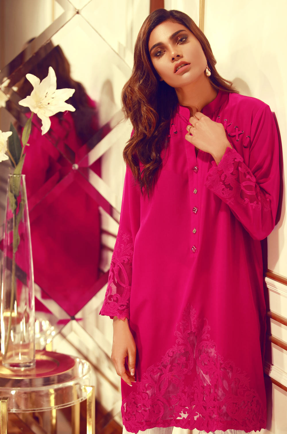 Pure Crepe Silk-Shirt