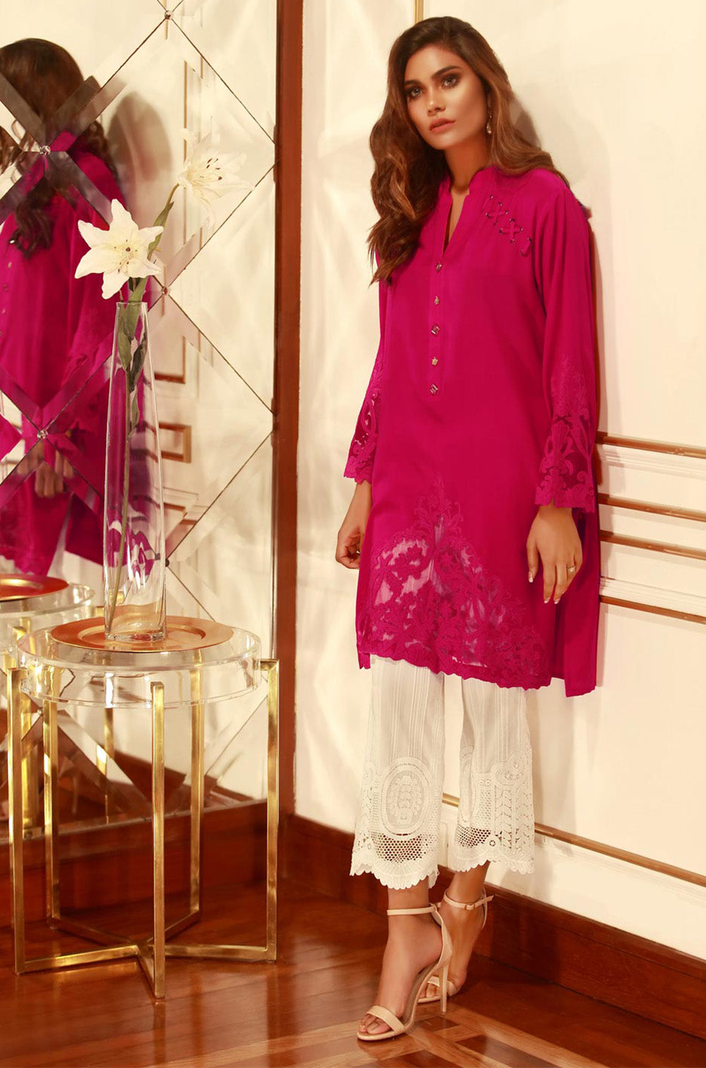 Pure Crepe Silk-Shirt